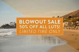 50% Blowout Sale On All CINECOLOR LUTs - Limited Time Only!