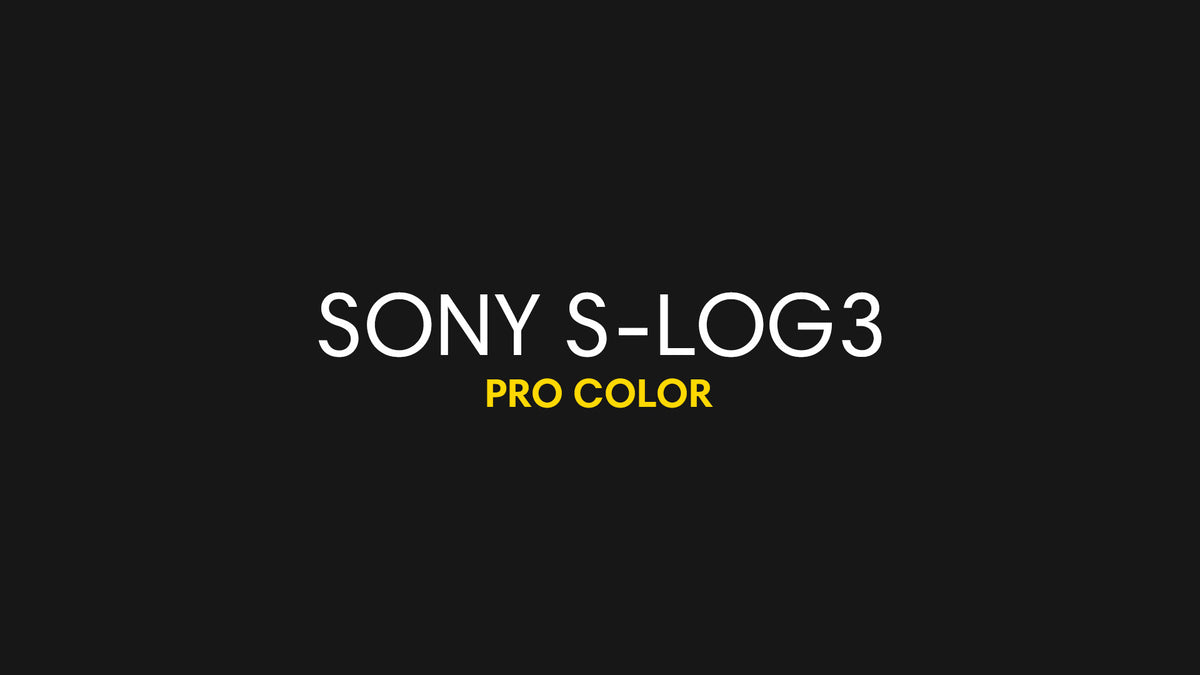 Sony S-Log3: Pro Color – CINECOLOR